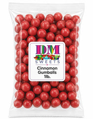 DM Sweets closeup of gumball shell and chew showing spicy texture benefit