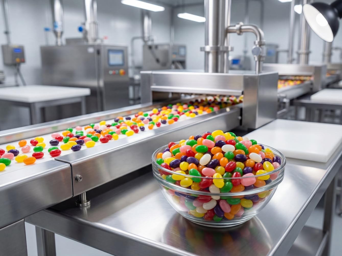 DM Sweets colorful bowl display ideal for parties and easy serving benefit
