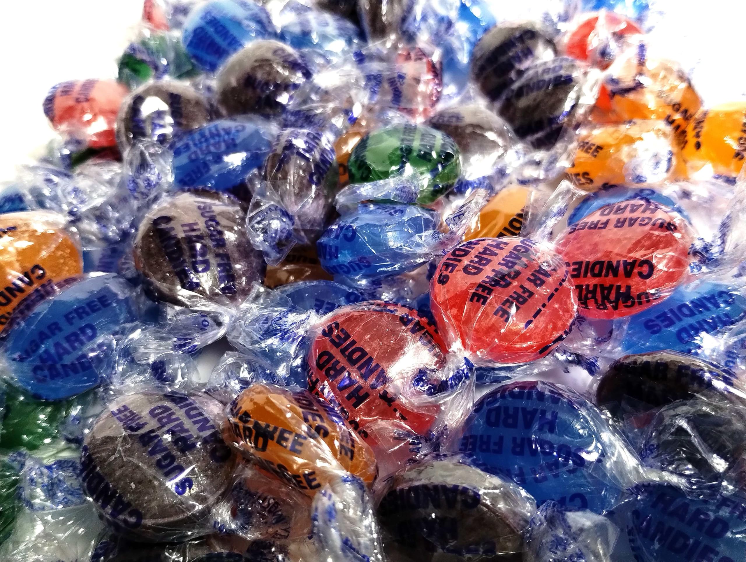 DM Sweets assorted candies close-up showing color variety and texture, visually appealing