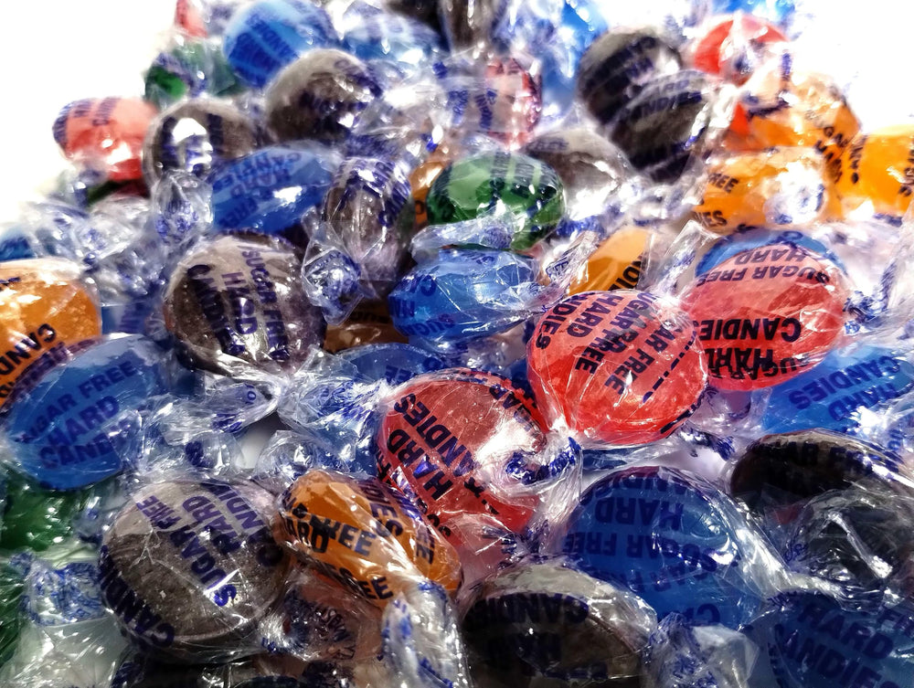 DM Sweets assorted candies close-up showing color variety and texture, visually appealing