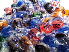 DM Sweets assorted candies close-up showing color variety and texture, visually appealing