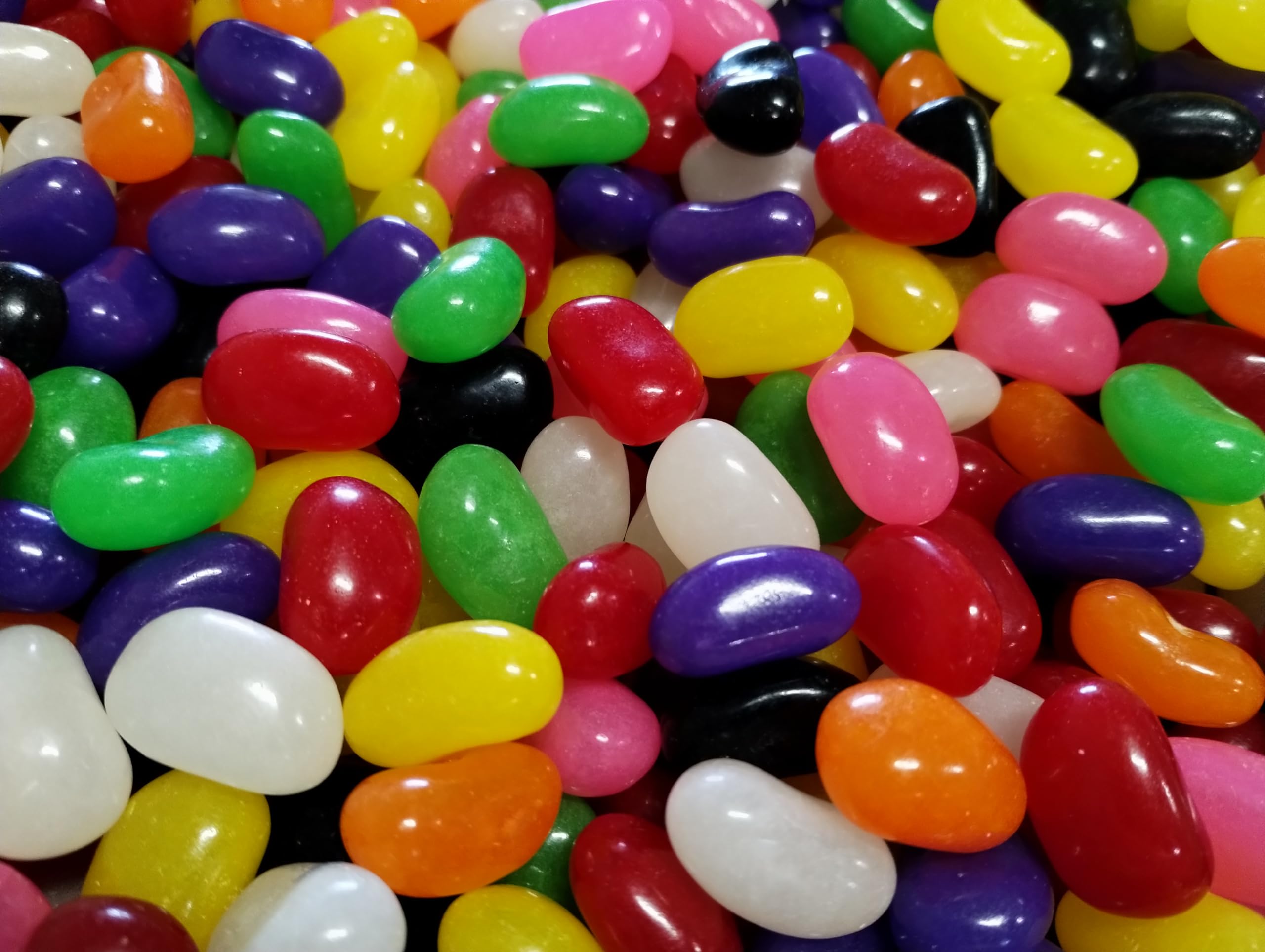 DM Sweets front packaging showing 2 lb bulk jelly beans for parties
