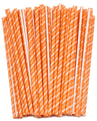 DM Sweets front packaging showing 100-count orange candy straws and easy sharing