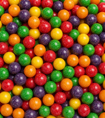 DM Sweets front packaging showing colorful fruit sour candy and quantity benefit