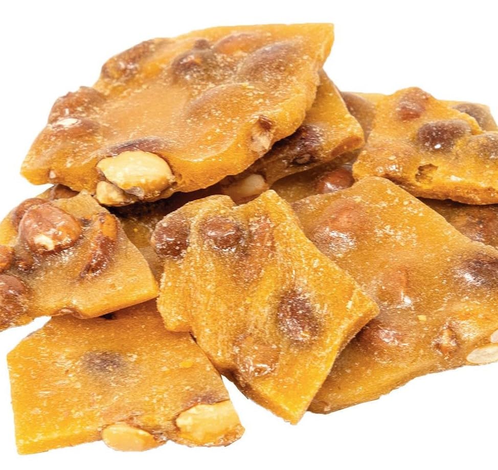 DM Sweets brittle in holiday gift basket conveying festive gifting convenience