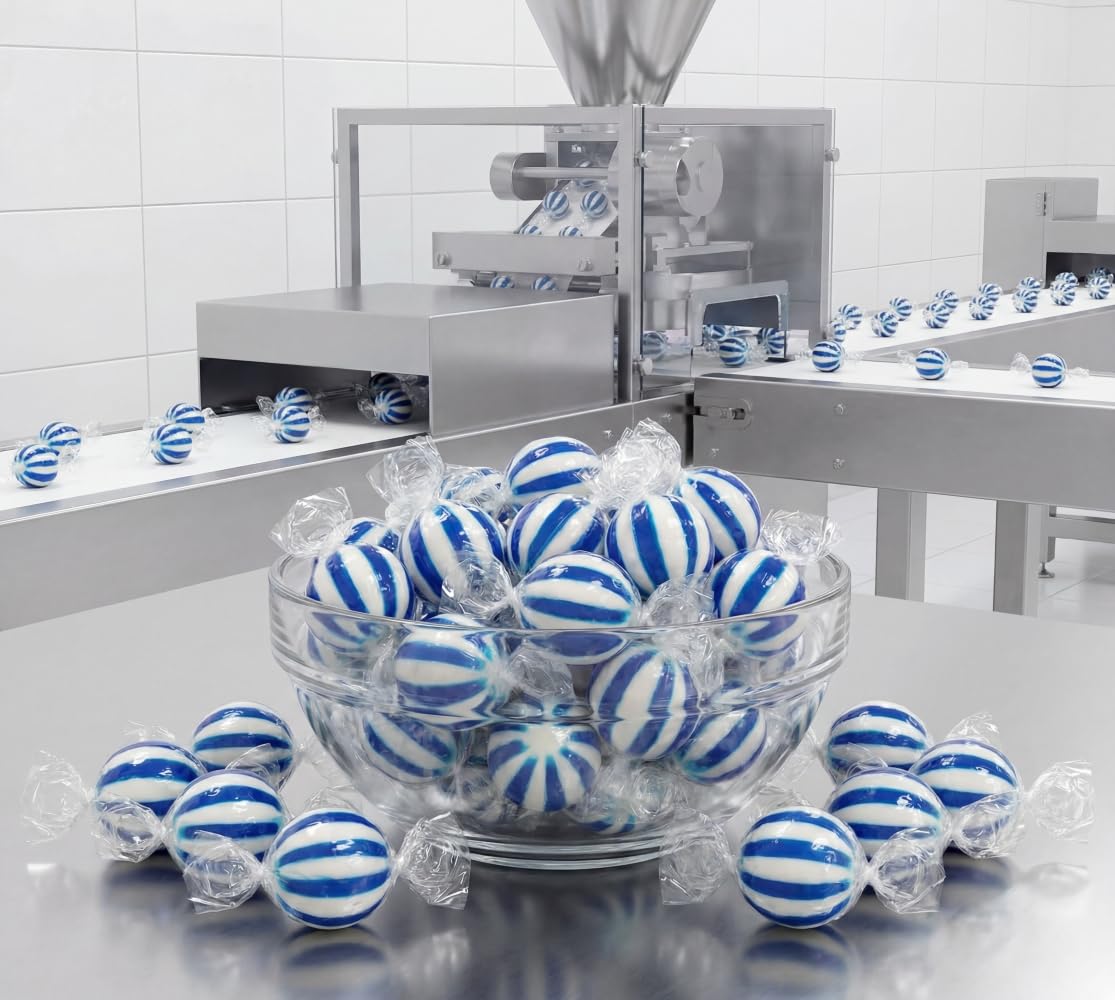 DM Sweets individually wrapped pieces laid out for hygiene and easy sharing benefit