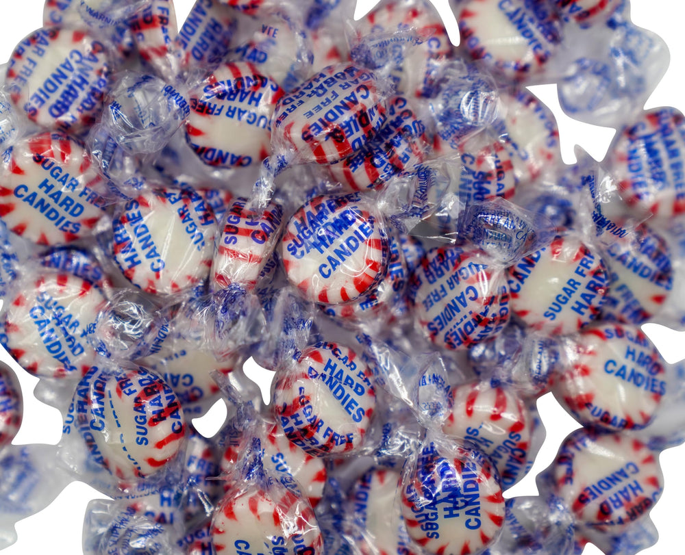 DM Sweets mints in a clear bowl ready for guests showing clean presentation and sharing ease
