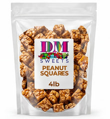 DM Sweets open resealable bag with zipper showing freshness retention benefit