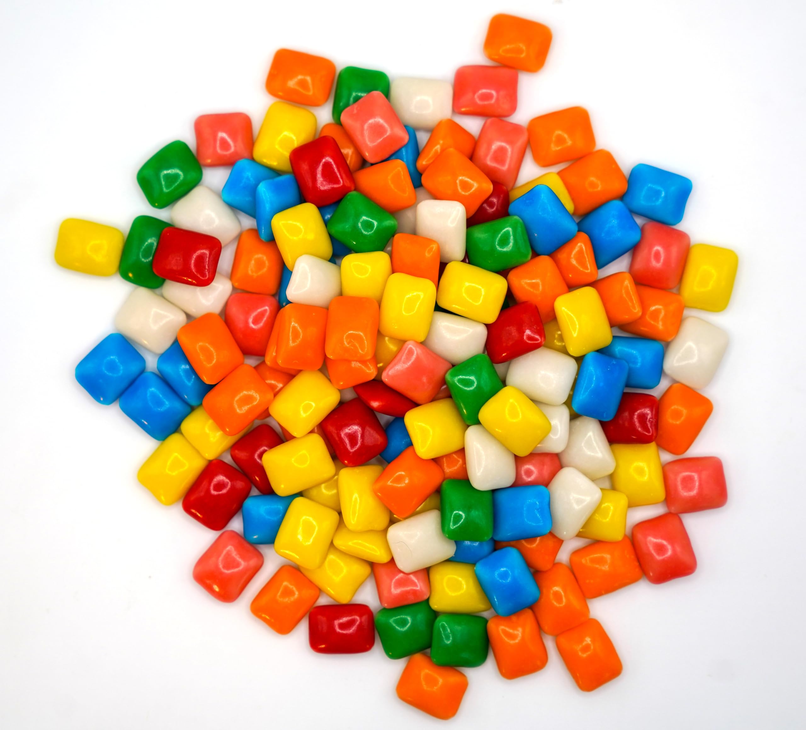 DM Sweets gum pieces ready for vending machines for retail convenience