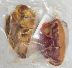 Dogwood Boutique DB close-up of ham hock texture highlights smoky cured flavor benefit
