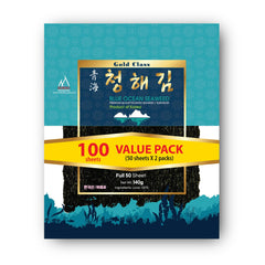 DOKDO SUPPLY front packaging showing 100 full roasted nori sheets and brand clarity
