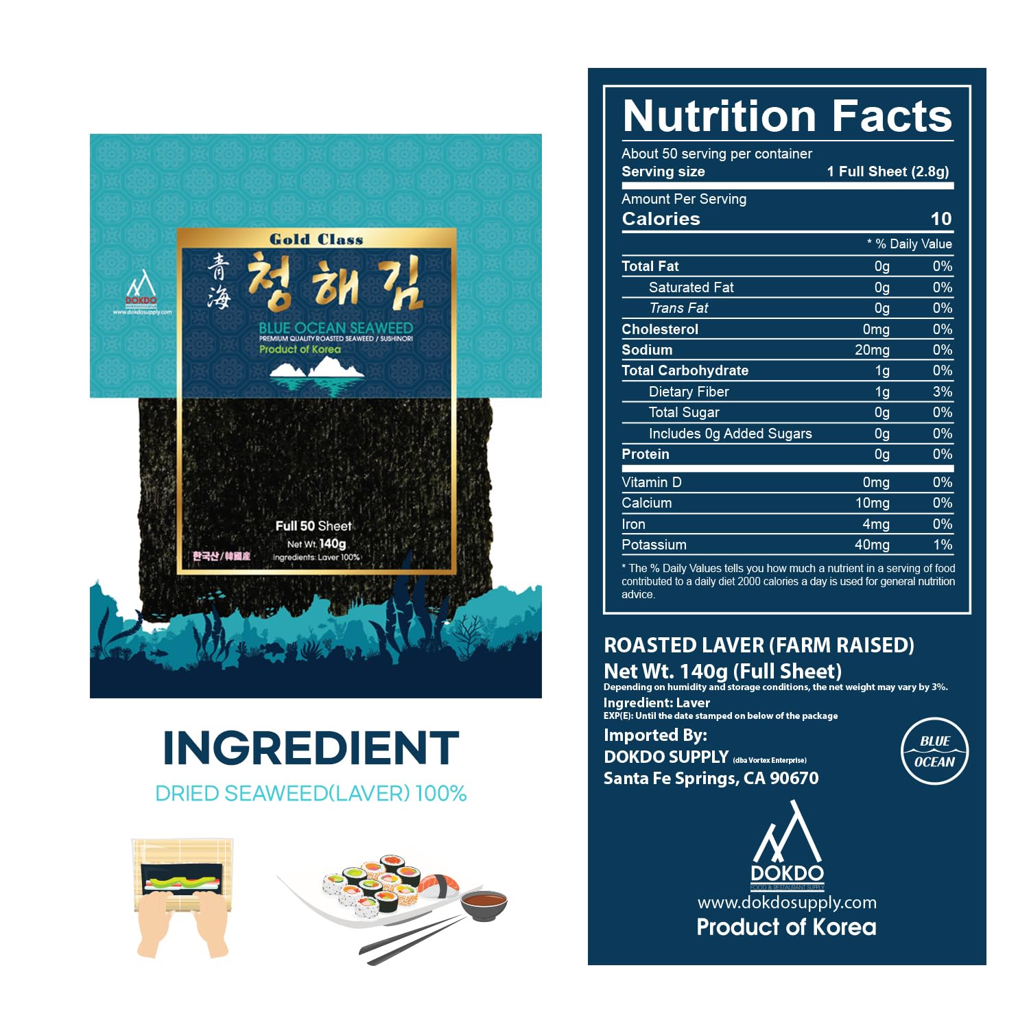 DOKDO SUPPLY lifestyle kitchen prep with ingredients illustrating versatile home use