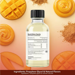 Dolce Flav mango concentrate texture close-up highlighting smooth mixability