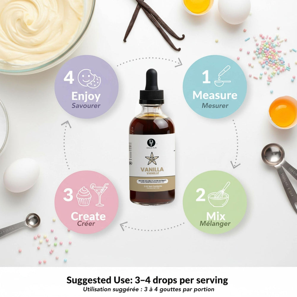 Dolce Flav used in cookie dough, brand delivers concentrated vanilla in baking