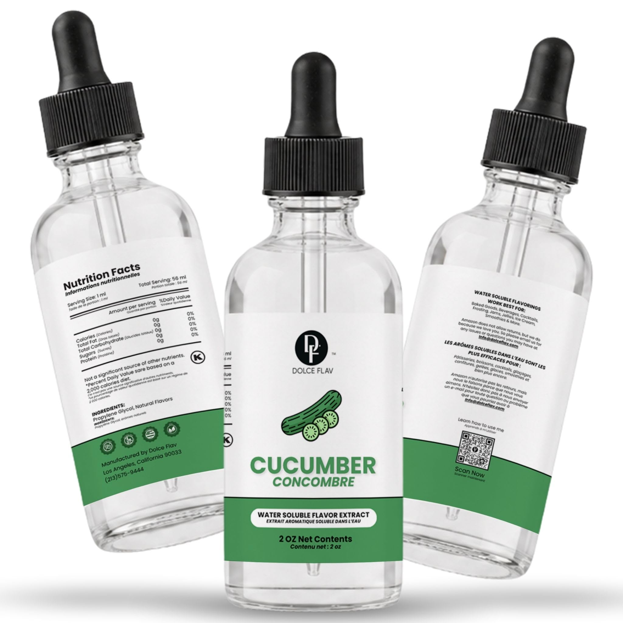 Dolce Flav label close-up with certification marks, highlighting food-safety standards