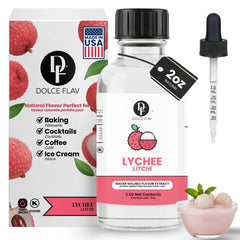 Dolce Flav front bottle image showing packaging and 2 oz size benefit