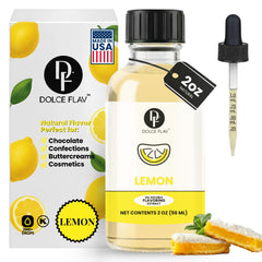 Dolce Flav front bottle showing compact amber packaging and clear dropper tip benefit: easy storage