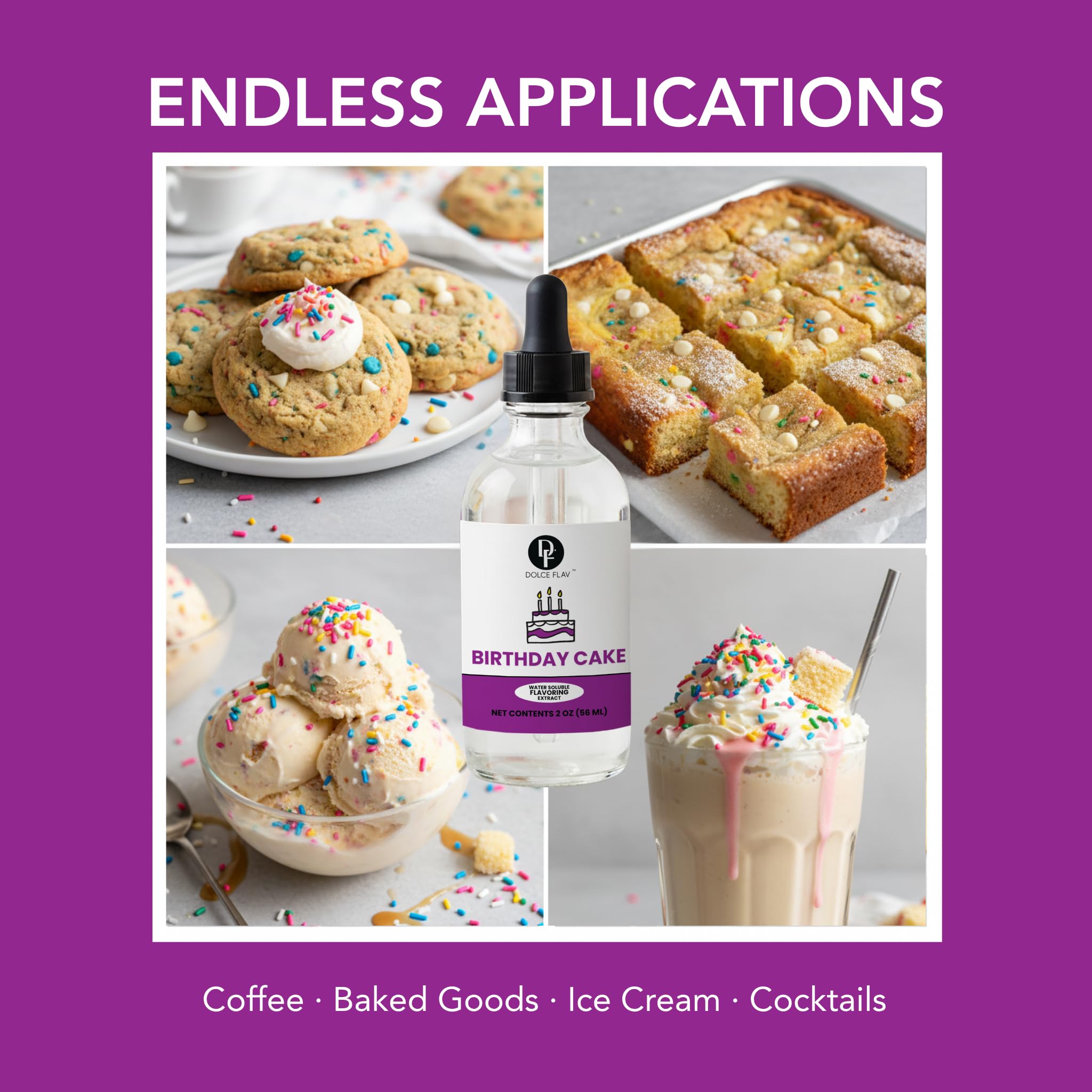 Dolce Flav blended into homemade ice cream for rich batter taste