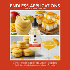Dolce Flav used in baking scene showing consistent mango flavor in cake