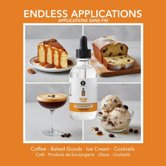 Dolce Flav used in cupcake frosting adding rum flavor without alcohol