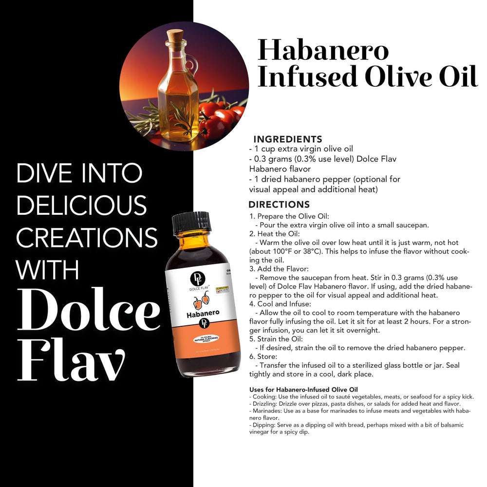 Dolce Flav being stirred into oil for infusion to evenly distribute habanero flavor benefit