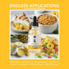 Dolce Flav used inside a chocolate truffle enhancing tropical filling flavor