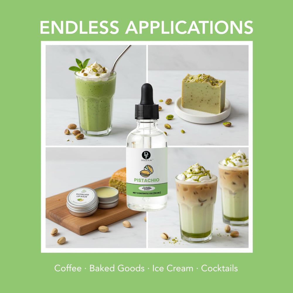 Dolce Flav dropper releasing a drop into melted chocolate for precise dosing