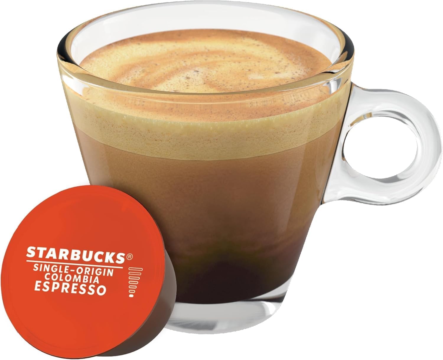 Dolce Gusto Starbucks Colombia three boxes stacked, emphasizes value and supply for multiple servings
