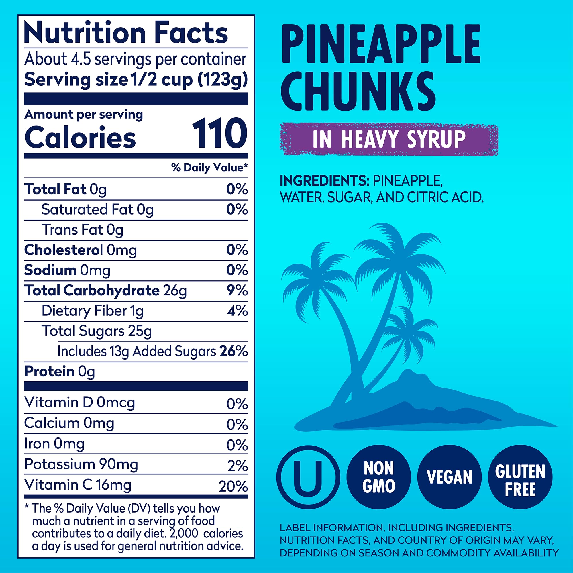 Dole pineapple chunks atop fruit salad for easy breakfast boost