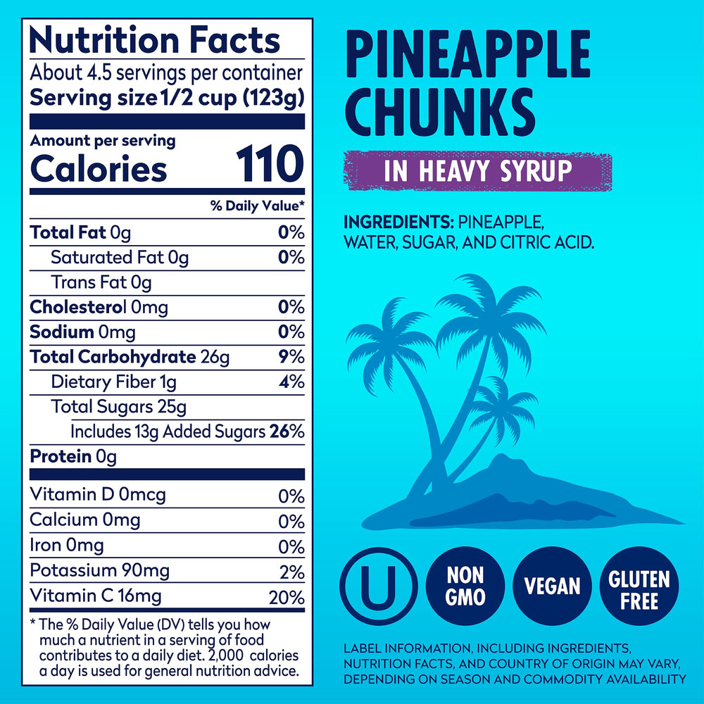 Dole pineapple chunks atop fruit salad for easy breakfast boost