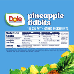 Dole pineapple gel texture close-up highlighting refreshing lime gel