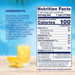 Dole pouring pineapple mango juice into a glass for refreshment and versatile use benefit