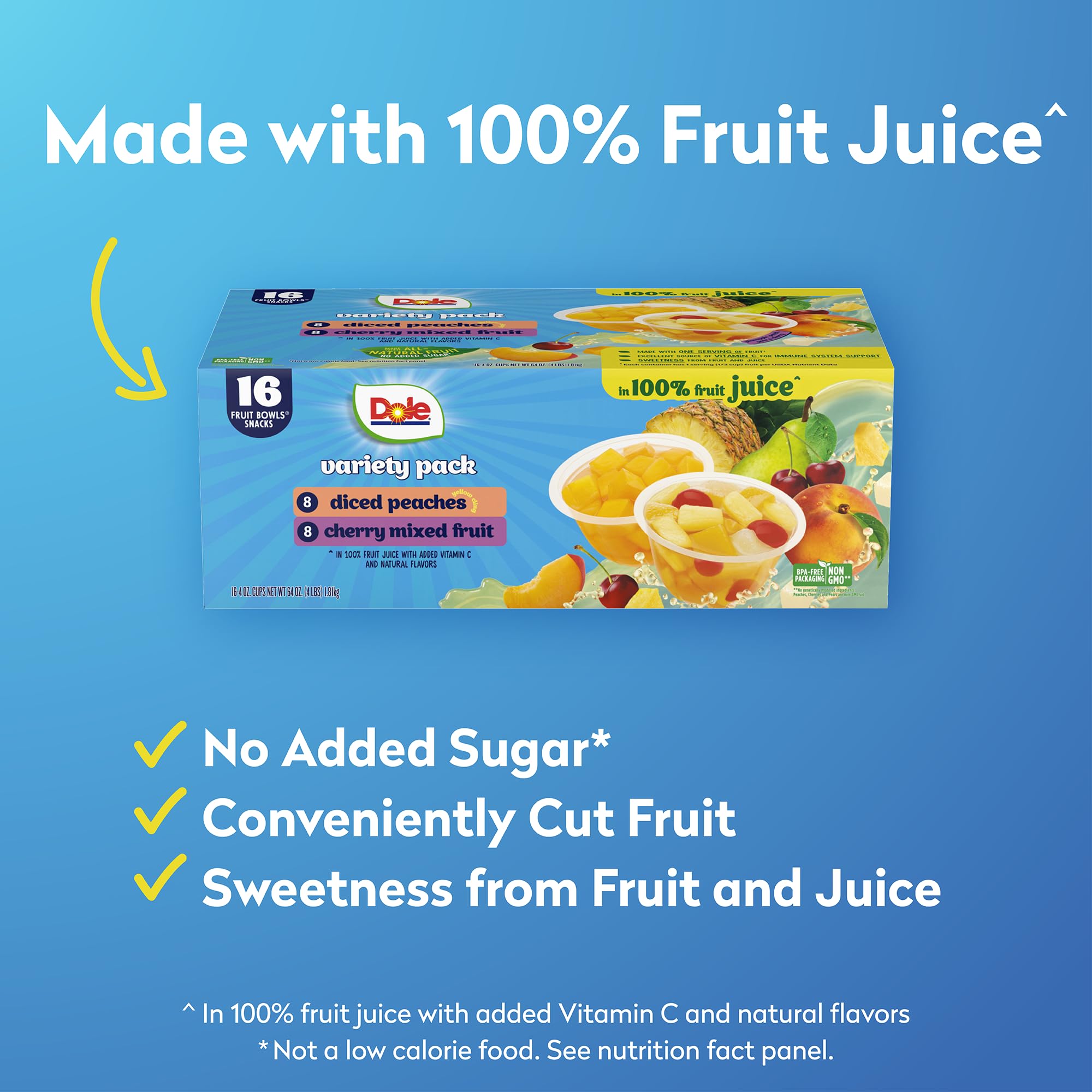 Dole fruit bowl served with yogurt and granola emphasizing easy breakfast upgrade