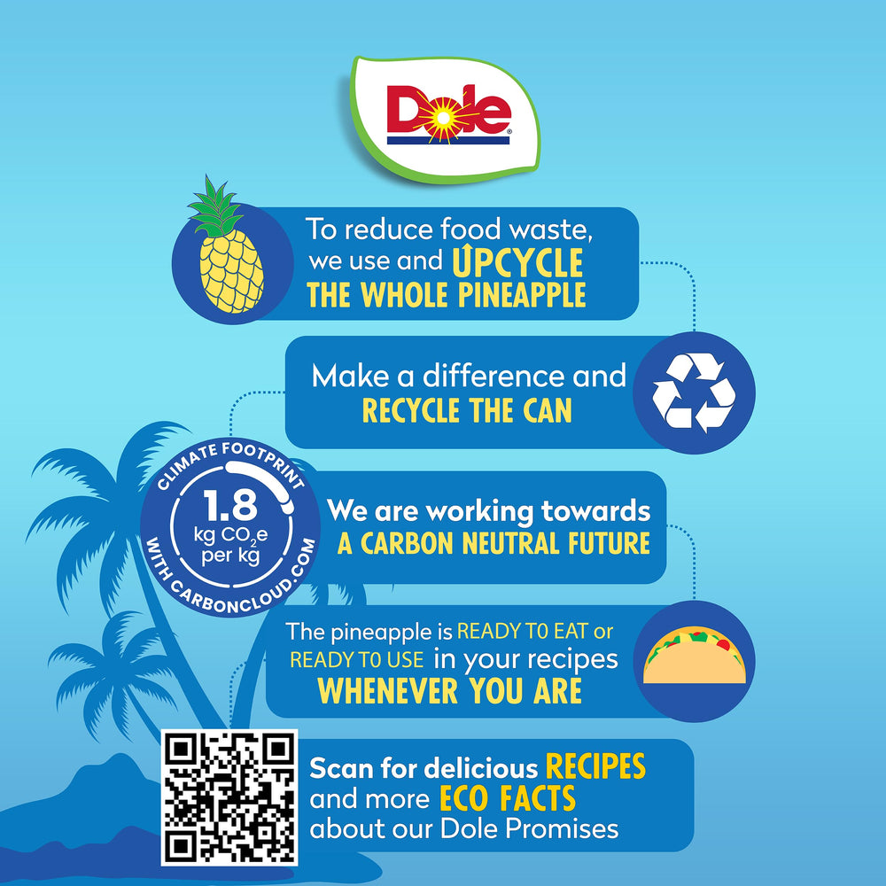 Dole 20 oz can held in hand showing scale and portable pantry portion
