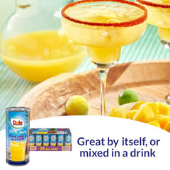 Dole juice texture close-up showing vivid color and natural fruit consistency
