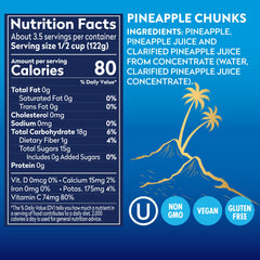 Dole pineapple chunks tossed in salad showing how fruit brightens meals and adds vitamin C