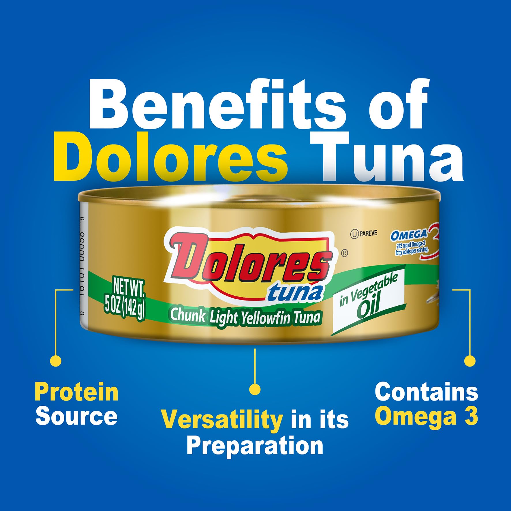 Dolores tuna tossed in a salad bowl illustrating versatile use and nutritious meal addition