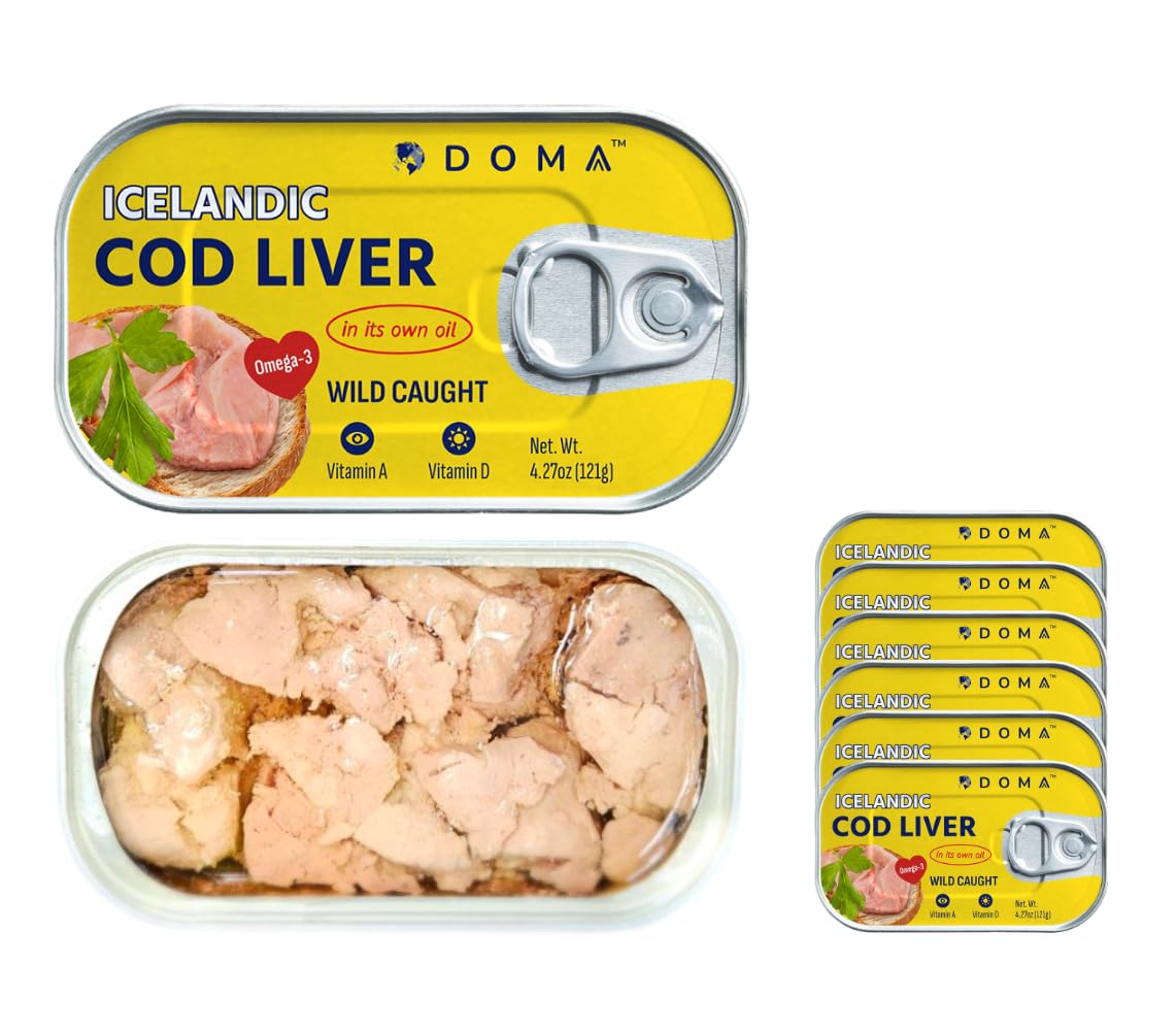 DOMA tin front view showing brand and clean packaging for quick recognition