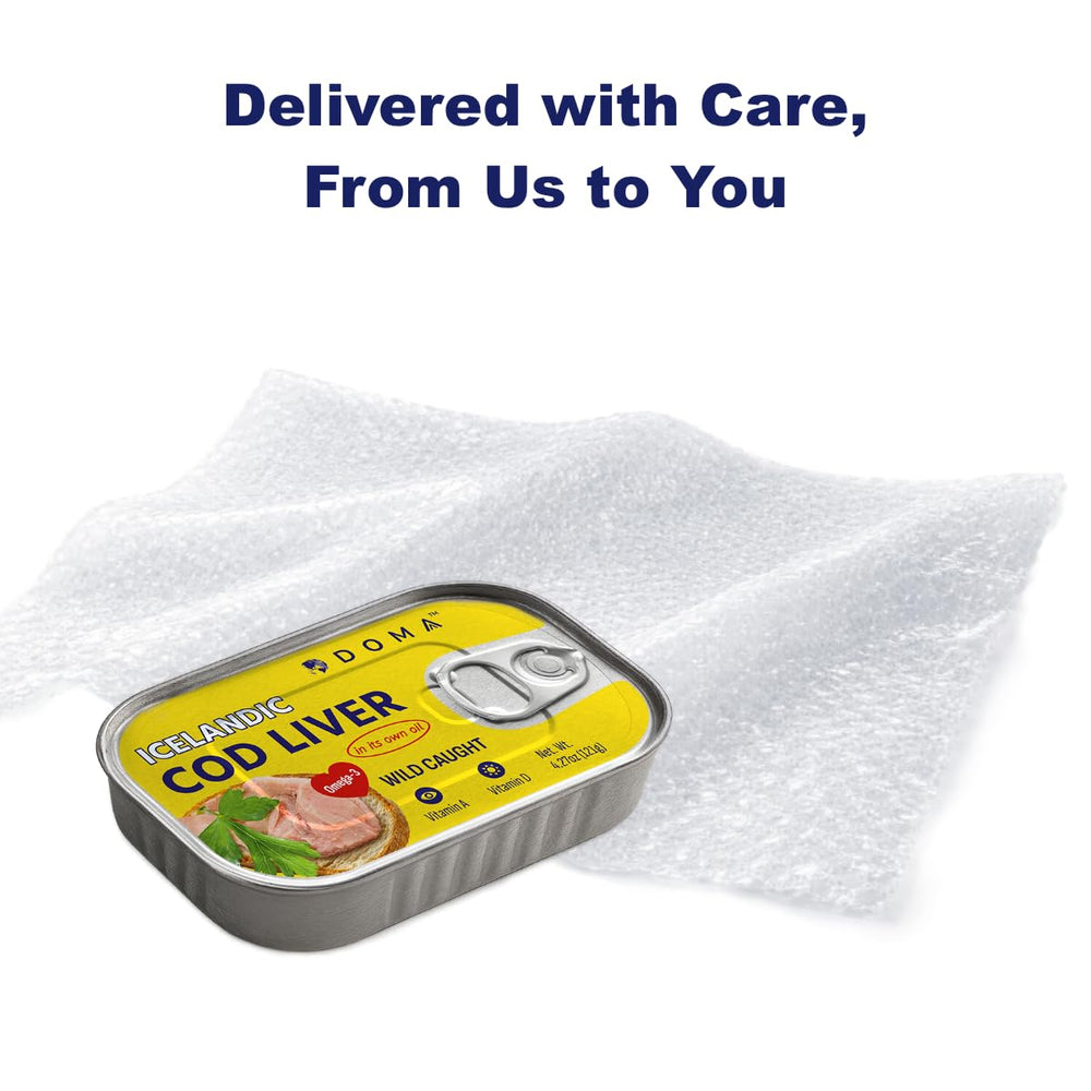 DOMA cod liver in a kitchen setting showing effortless entertaining and serving ease