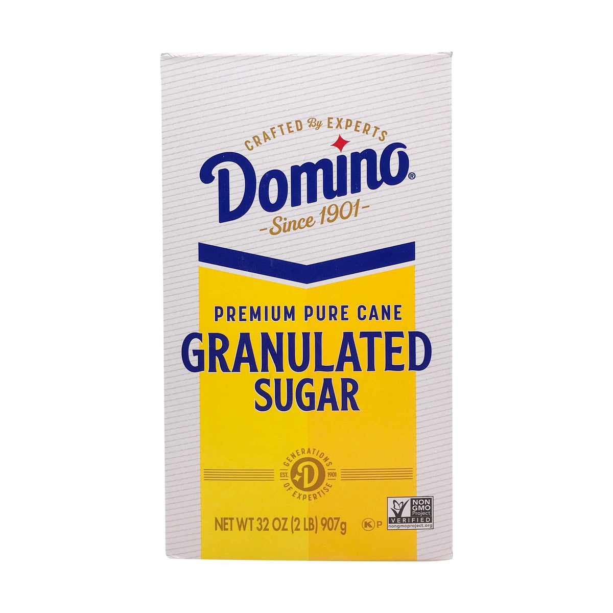 Domino front package 32 oz showing brand and clear product identity benefit convenience