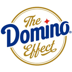 Domino sugar crystals closeup showing fine texture for smooth baking