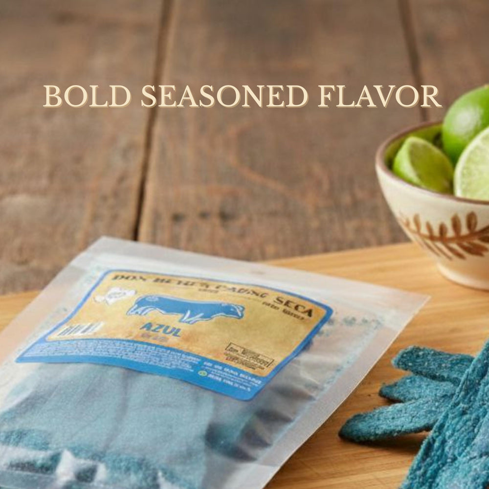 Don Beto's label and ingredients panel showing Texas-made quality details