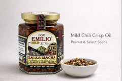 Don Emilio close-up of peanuts and seeds texture adding crunchy benefit