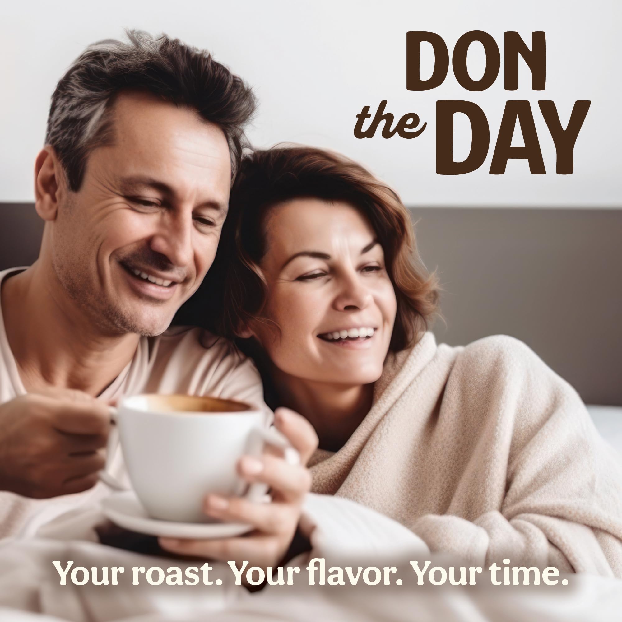 Don Francisco's label and intensity icons highlighting roast strengths