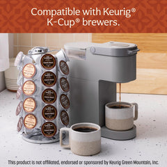 Don Francisco's brewed cup with rich crema showing bold smoky flavor benefit
