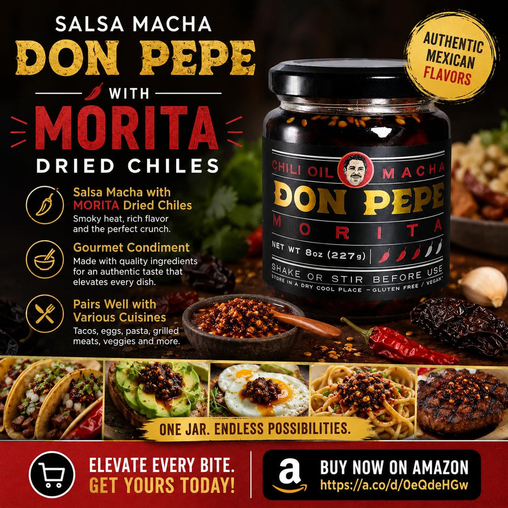 Don Pepe jar on pantry shelf styled for giftable gourmet condiment