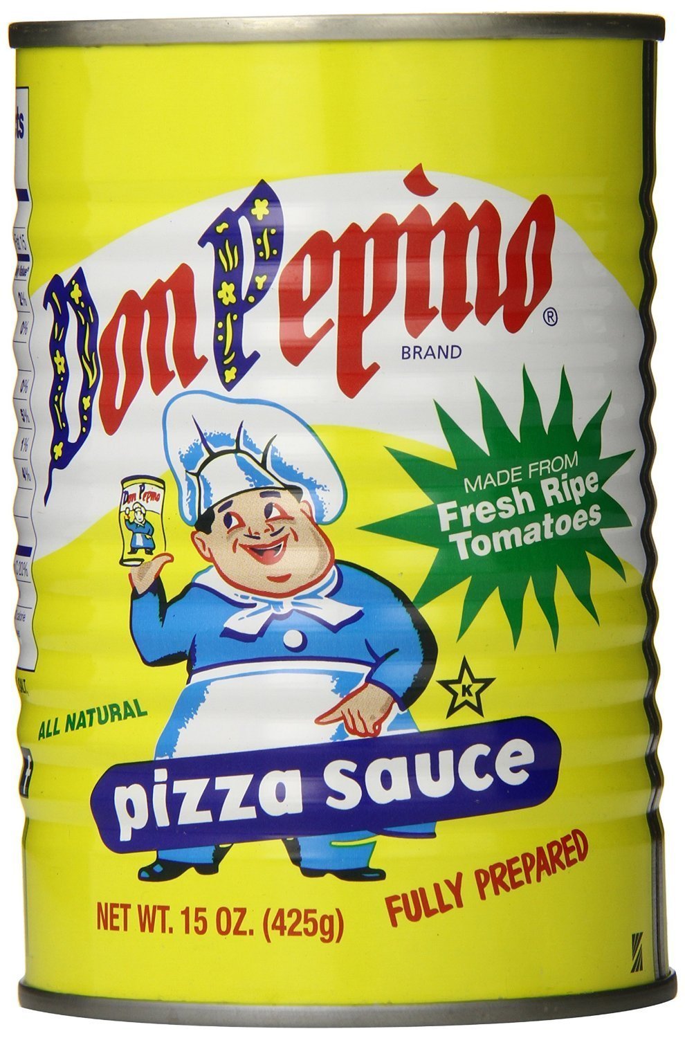 Don Pepino front can showing label and ready-to-use sauce for easy meal prep