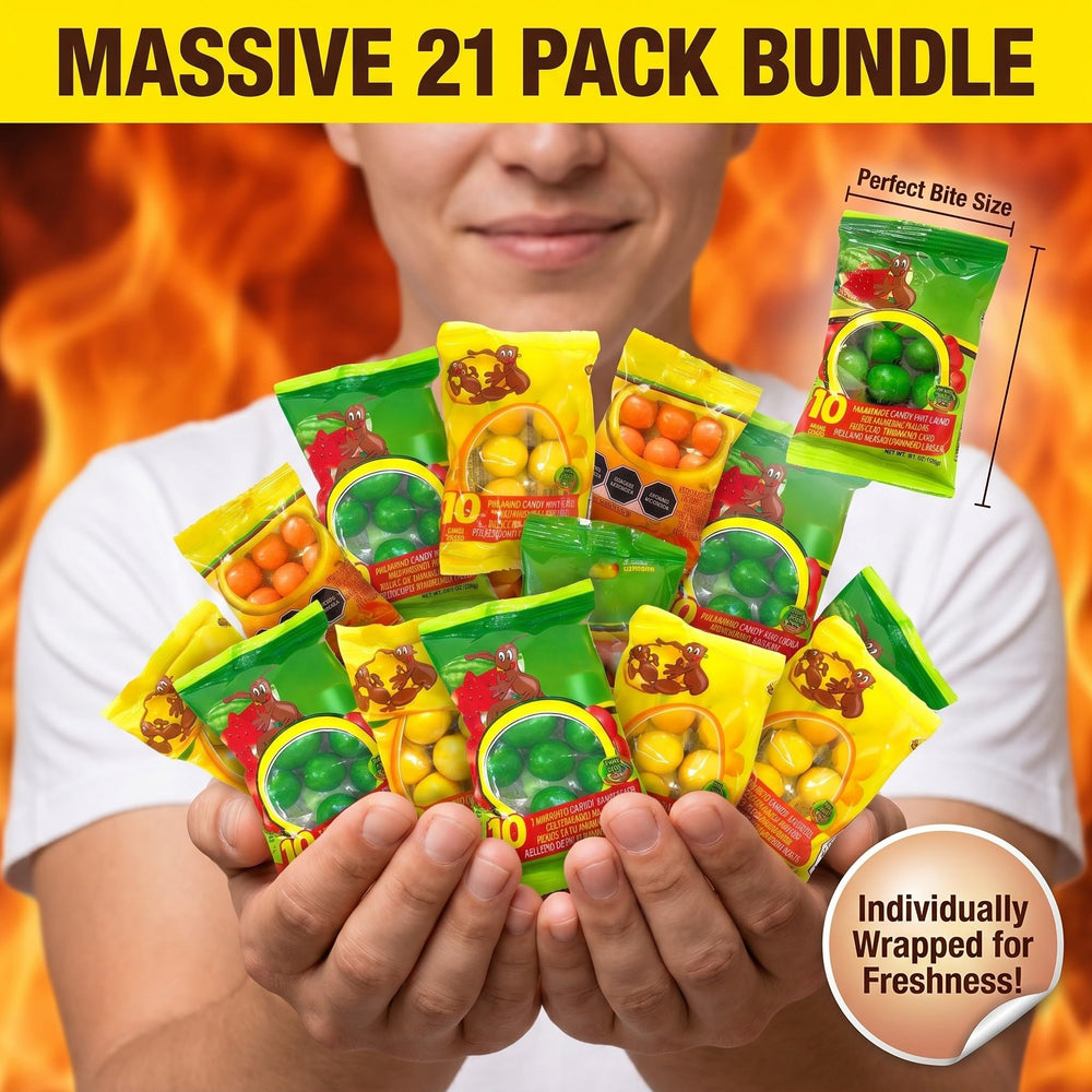 DON TURINOS individually wrapped pieces scattered for easy sharing