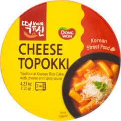 DONG WON served in a bowl with garnish showing quick meal convenience