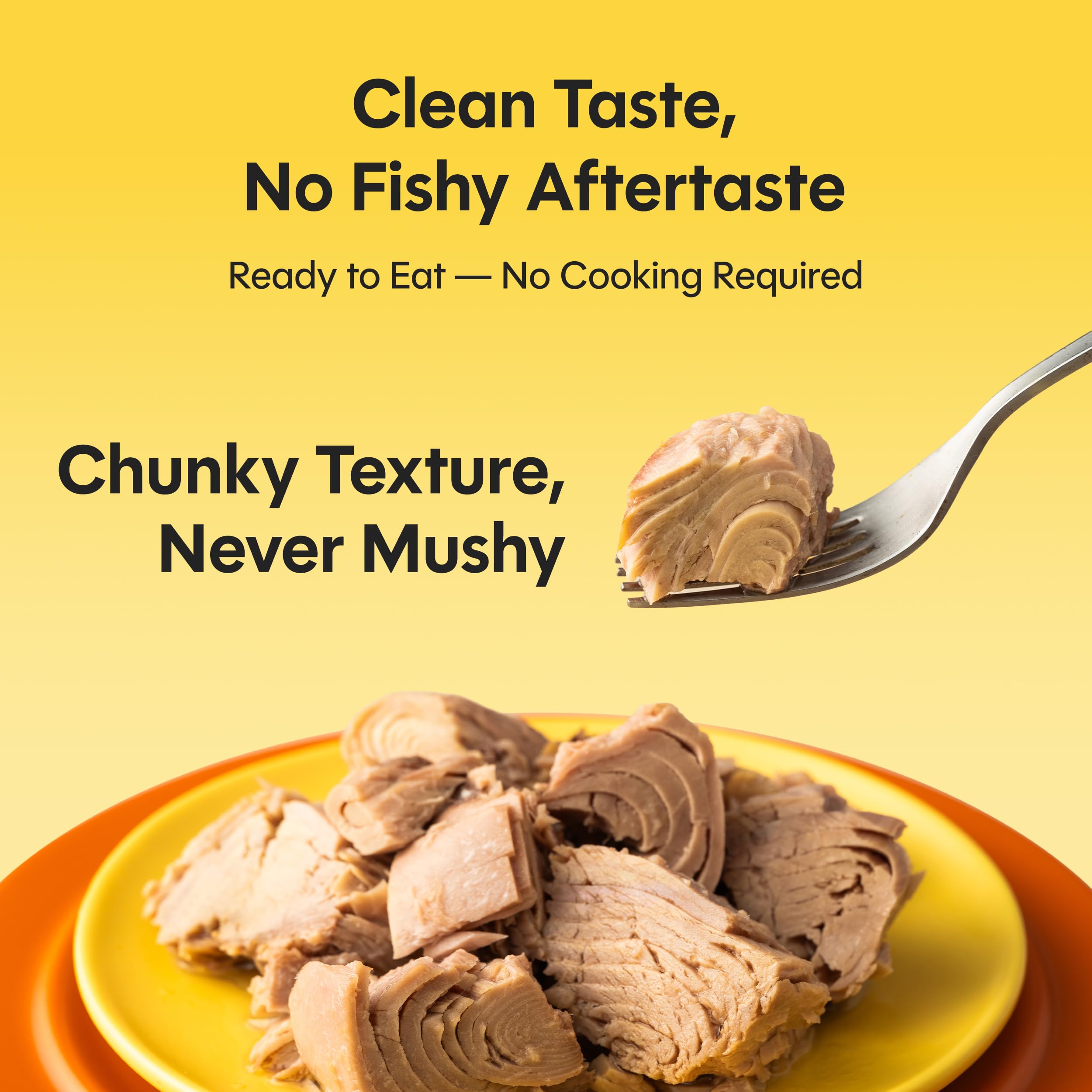 DONG WON tuna sandwich plated, demonstrating flaky texture and sandwich-friendly hold